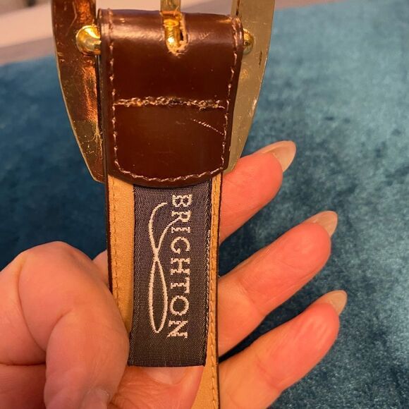 Brighton genuine leather belt, size M